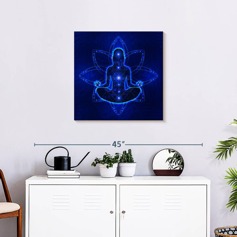 Kerrick Lotus Position Meditation, 24" H x 24" W