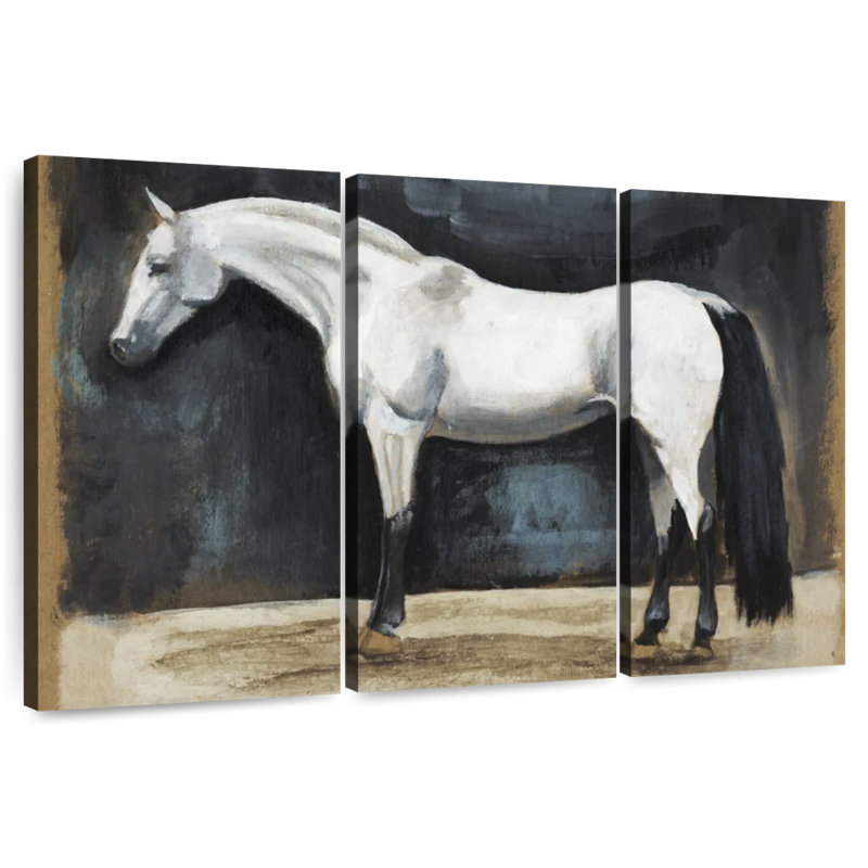 Brampt Equestrian Studies II, 32" H x 50" W