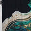 Abstract Geode Marble I - Abstract Marble Room Darkening Abstract Curtain - 1 Panel-107831024