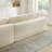 Boneless 109'' Oversized Boneless Sofa, Corduroy Modular Sectional Sofa With Chaise,No Assembly Required-407318882