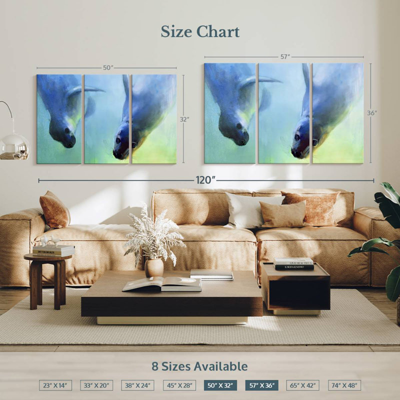 Brampt Equally Fascinating, 36" H x 57" W