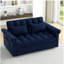 Canapé-lit avec causeuse Loveseats, dossier réglable bleu-812296172