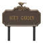 Enseigne de jardin personnalisée 1 ligne chickadee ivy-40043258-39821312