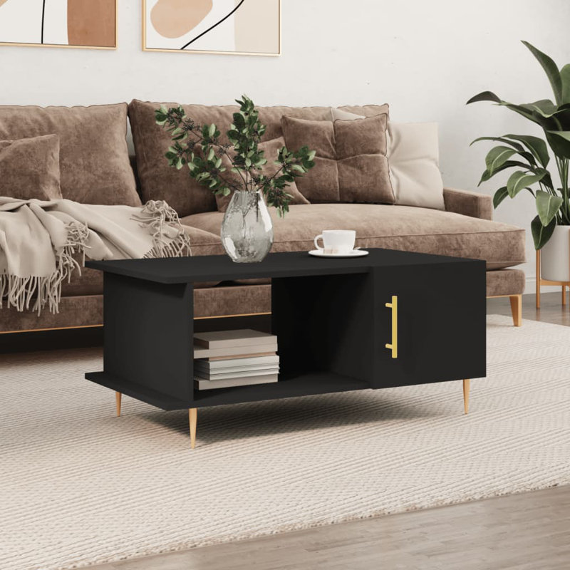 Renderos Four Leg Coffee Table with Storage