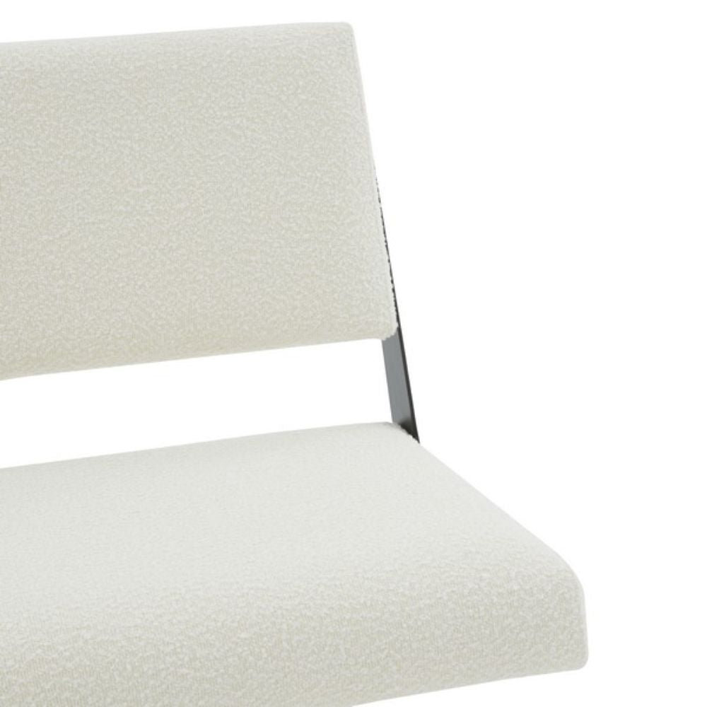 Bowerman Swivel Office Chair, Black, Ivory