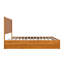 Lit plateforme en bois avec pied de lit et gigogne Aveline-155936800-155936806