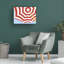 «Highland Dunes June» par Erica Vess Parasol Beach Stripes I, art mural sur toile-1153642746