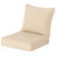 Ensemble de 2 coussins de chaise d'extérieur / intérieur à assise profonde 22 "x 24" (conception résistante à l'eau)-128973017