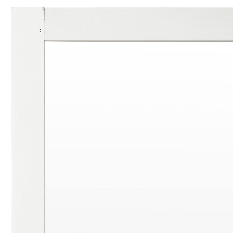 4 Ft. Tall Clear Screen Natural 6 Panel, 3, White, 48" H x 53.25" W x 1" D