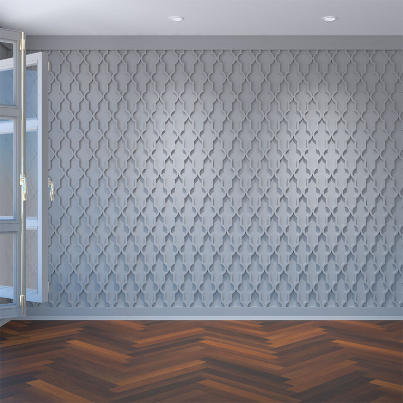 23.38" 3D Wall Panel in White