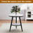 4-Person Three Leg Round Dining Table Set