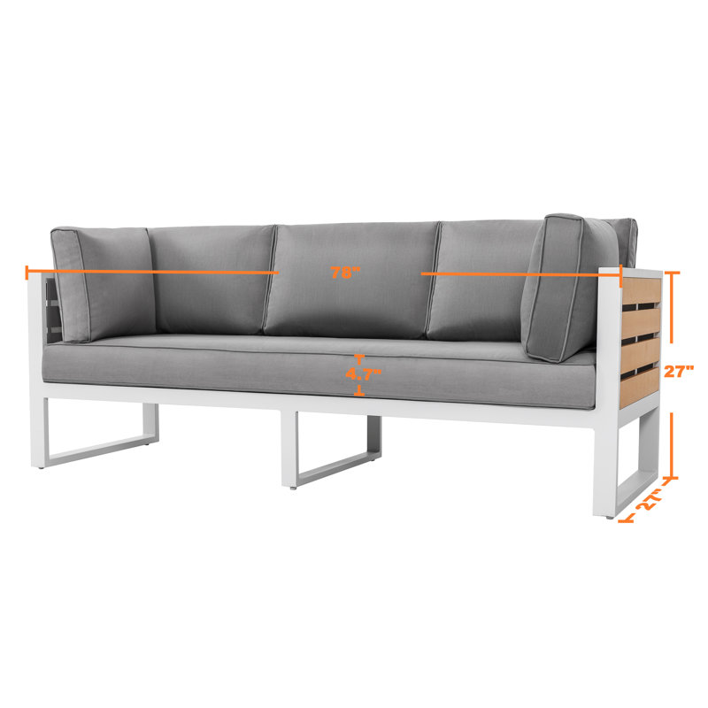 Outdoor Three-Seat Sofa