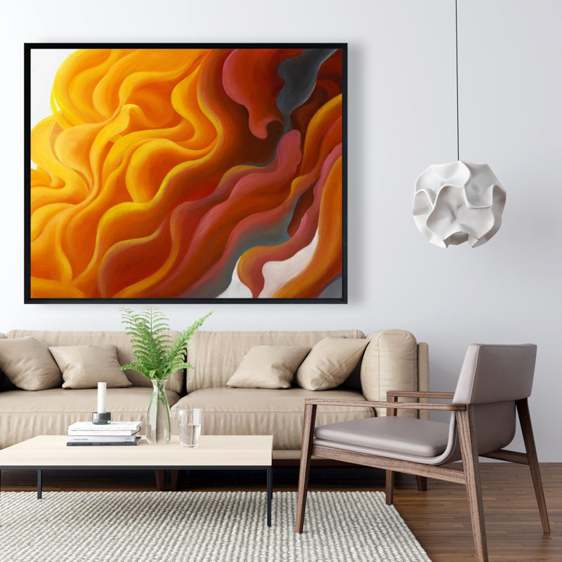 Impression de fumée colorée sur toile