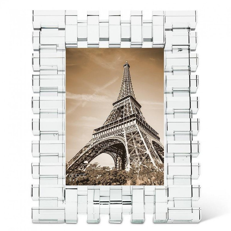 Cadre photo transparent, 5 po x 7 po