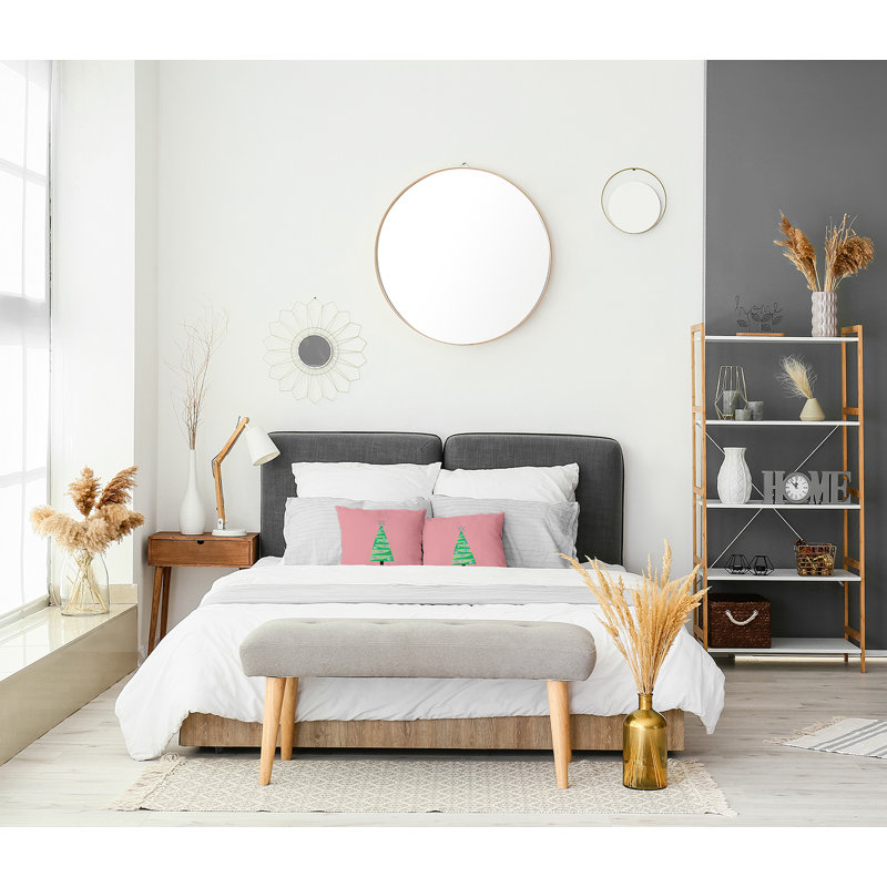 Reversible Throw Pillow, Square, 16" x 16"