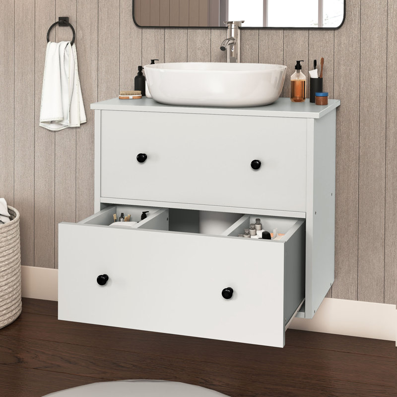 60cm Single Bathroom Vanity Base Only