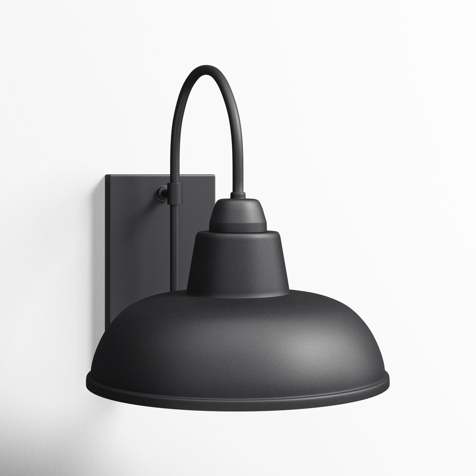 Loma Outdoor Barn Light, Black