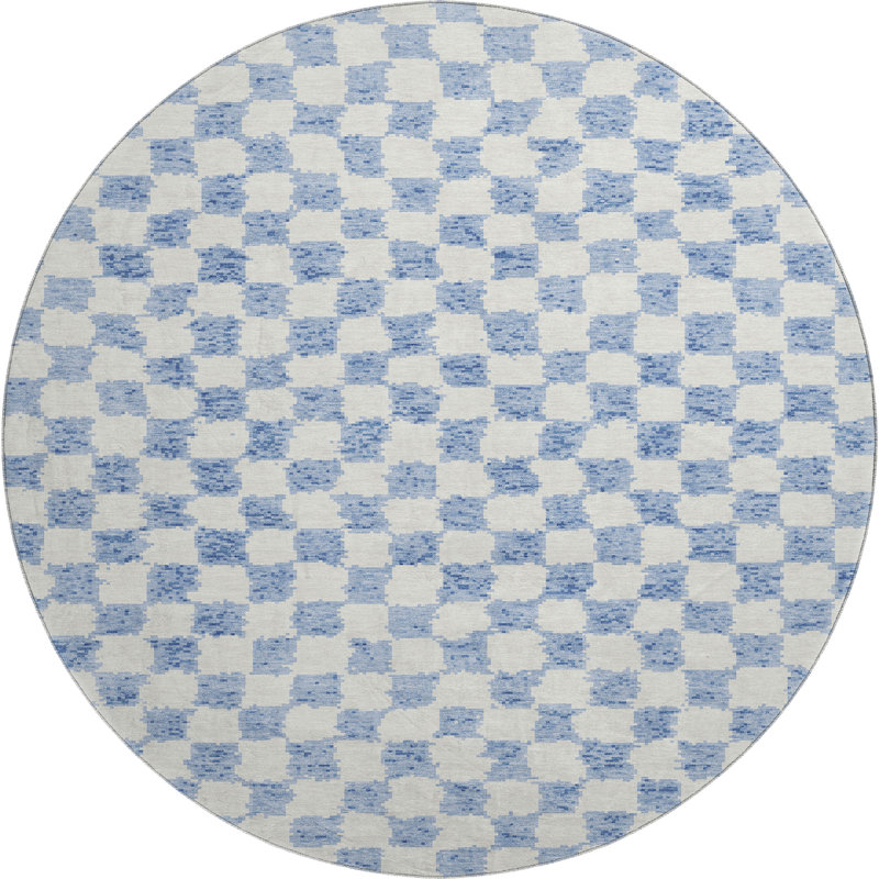 Premium Machine Washable Millbrook AMF1958 Geometric Rug, Round 8'