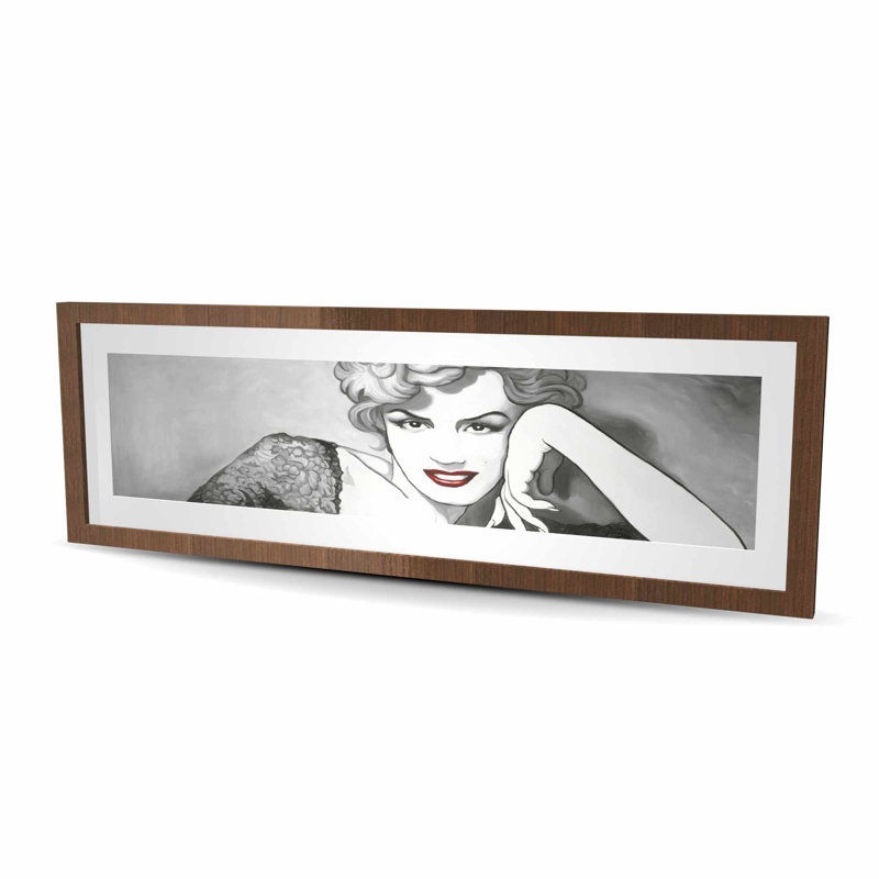Reproduction encadrée Marilyn Monroe de style rétro | Décoration de chambre à coucher