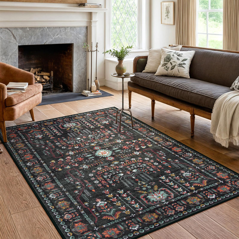 Tapis de salon Kaldi, Rectangle 5 pi x 7 pi