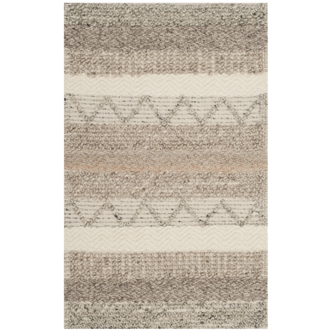 Striped Hand Woven Area Rug