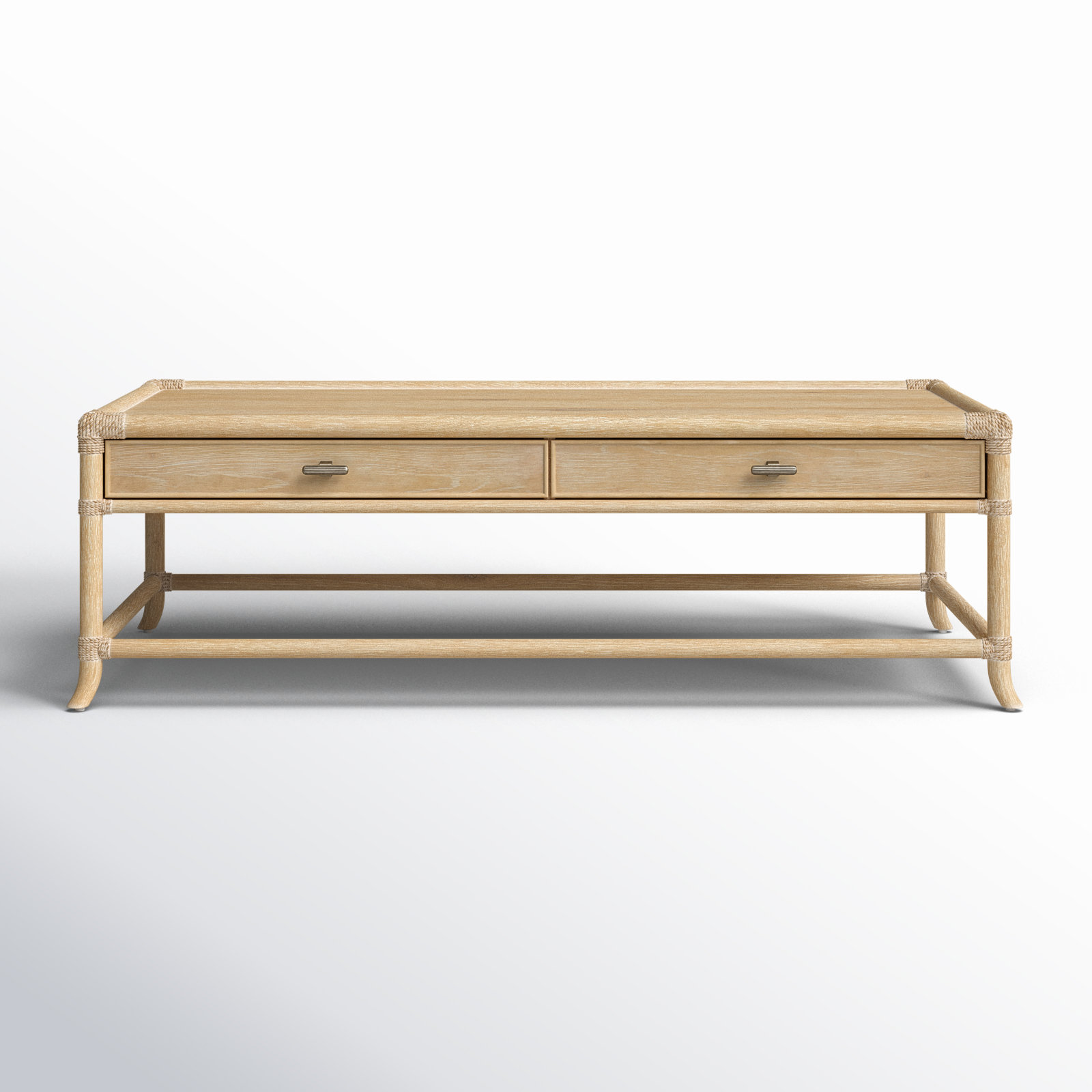 Bellmont Solid Wood Single Coffee Table with Storage, Dune