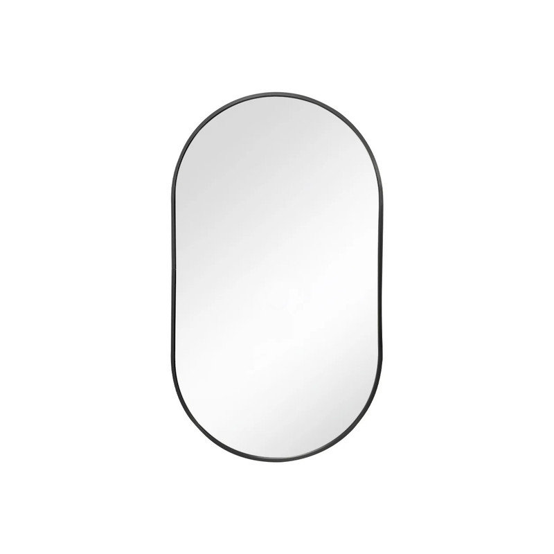 Metal Oval Mirror