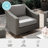 Martha Stewart Bedford Outdoor Rattan Wicker Swivel Chair With All-Weather Cushions-111532492-111532489