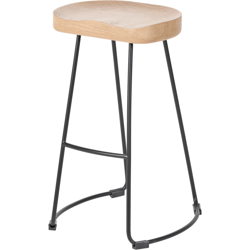 Adhitya Counter Stool with Metal Frame