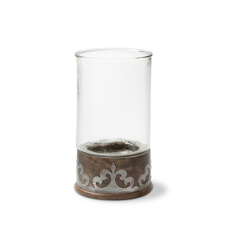 Porte-bougie en bois Park Hill, H 12,25 po x l 9,25 po x P 9 po