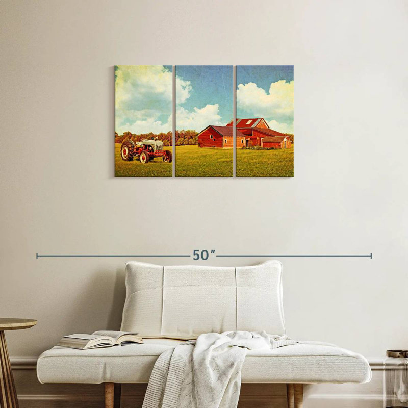 Lilie Old Farm Barn, 20" H x 33" W