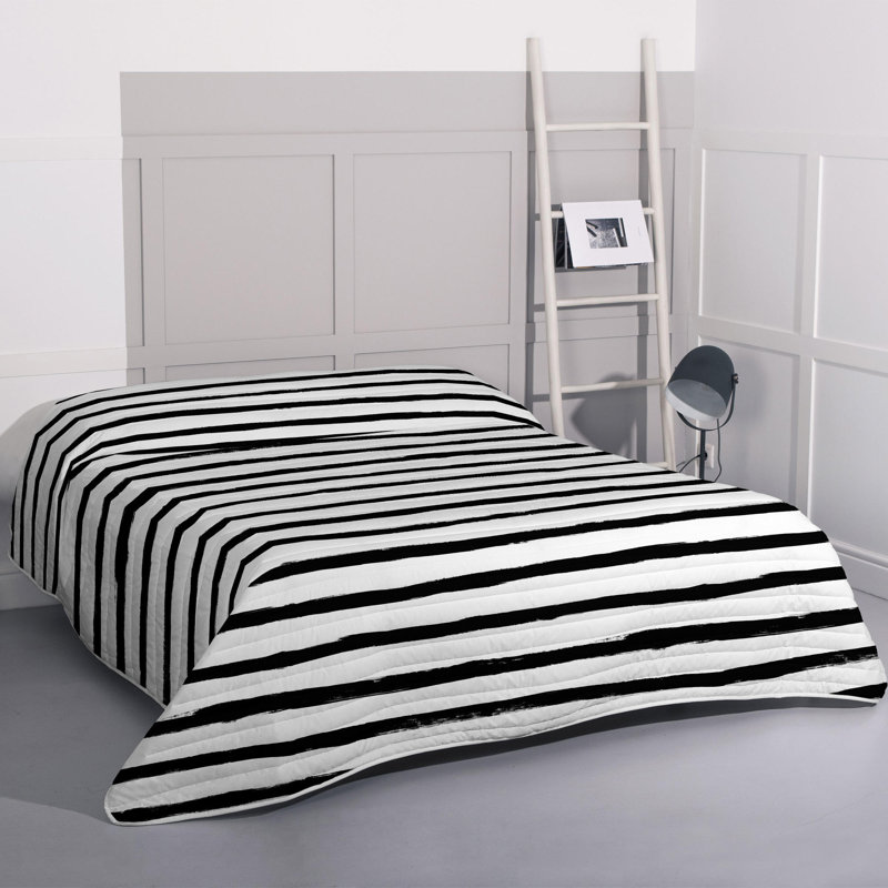 Lamine Cotton Striped Bedspread, 180 x 260 cm Bedspread