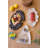  Ceramic Serving Platter Clam Design Decorative Serveware for Tabletop Decor White Glazed Unfinished Finish