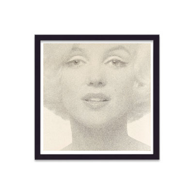 Marilyn Monroe Pixelated Portrait - Single Picture Frame Print