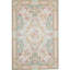 Hand-Knotted High-Quality Green and Beige Area Rug