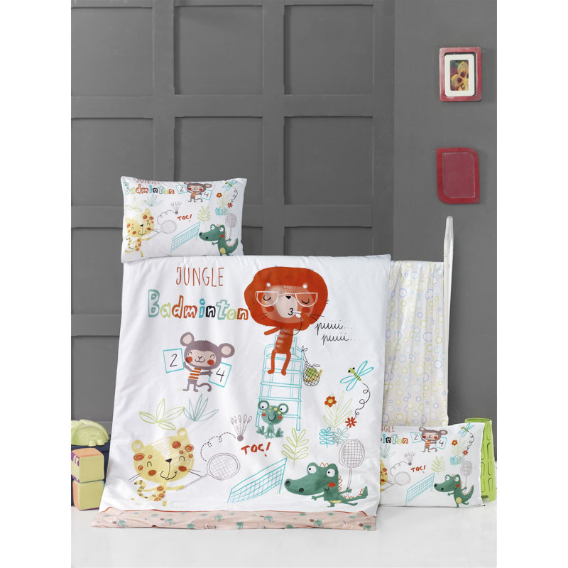 Nelms No Pattern Cotton Cradle Bedding Set