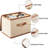 Storage Bins with Lids, Foldable Linen Fabric Storage Boxes with Lids, Collapsible Closet Organizer Containers with Cover for Home Bedroom Office-23494537