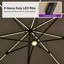 Parasol en porte-à-faux 120 po beige-86863885
