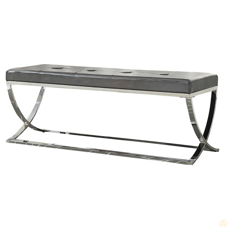 Banc à pieds courbés