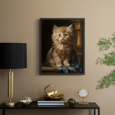 ANIMALS Series CXCV - reproduction encadrée de qualité supérieure - prête à être accrochée - aucun clou requis