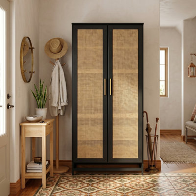 Heido Solid Wood Cabinet