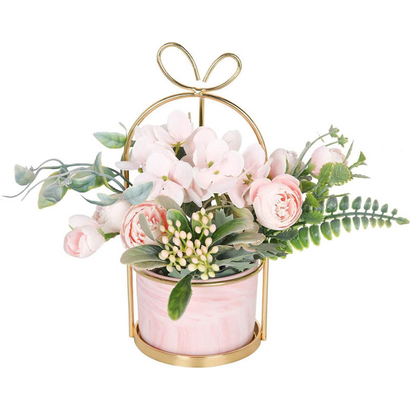 Arrangement in Vase, Pink