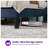 Platform Bed with Upholstered Headboard ,Bed Frame with LED lights and Charging Station-446560729-446560709