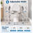 Raised Toilet Seat with Handles