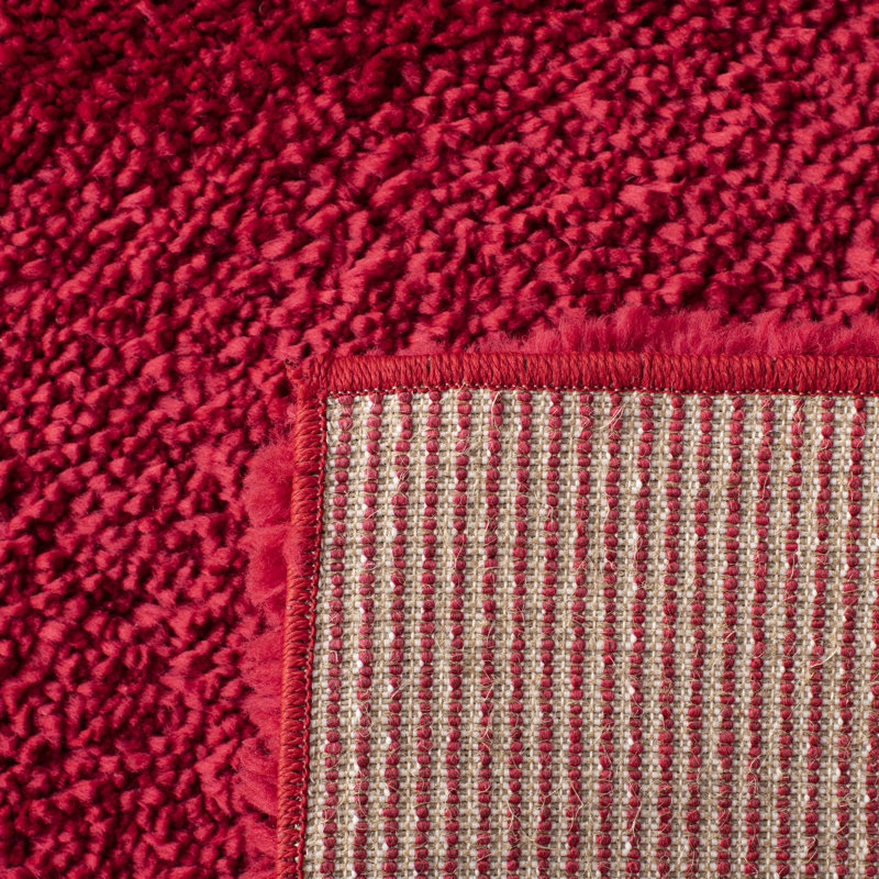 Stansted Solid Colour Shag Area Rug, Rectangle 122 x 183 cm
