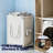 180L Large Laundry Hamper with Wheels, Rolling Laundry Basket,Dirty Clothes Laundry Cart,(White)