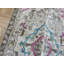 Tapis de couloir de noué à la main beige en Tapis décoratif laine de conception unique 2 pi 6 po x 7 pi 7 po Ezriel