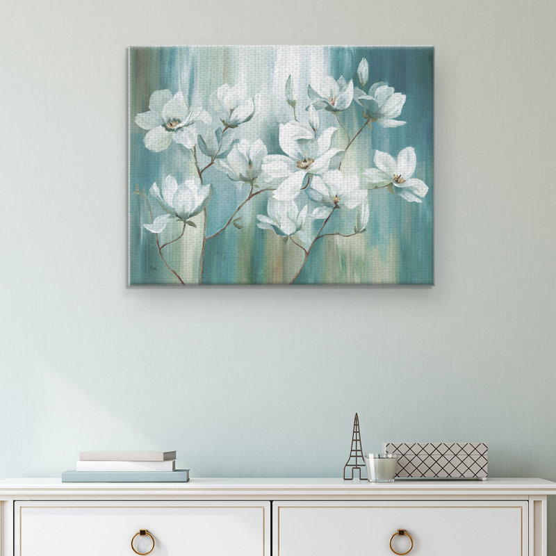 « belle day doux », reproduction de peinture à l’acrylique sur toile tendue, H 24 po x l 36 po x P 1,5 po