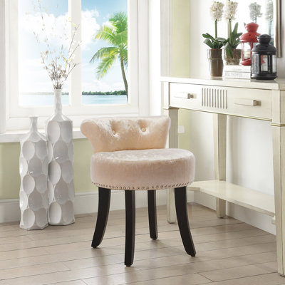 Solid + Manufactured Wood Accent Stool