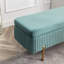 Banc de rangement rembourré en velours Miajah-251652351